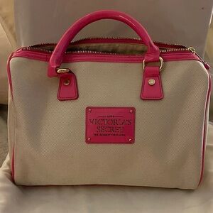 Victoria's Secret Pink and Cream Bag